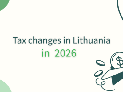 Tax changes in Lithuania