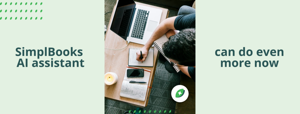 SimplBooks AI assistant updates